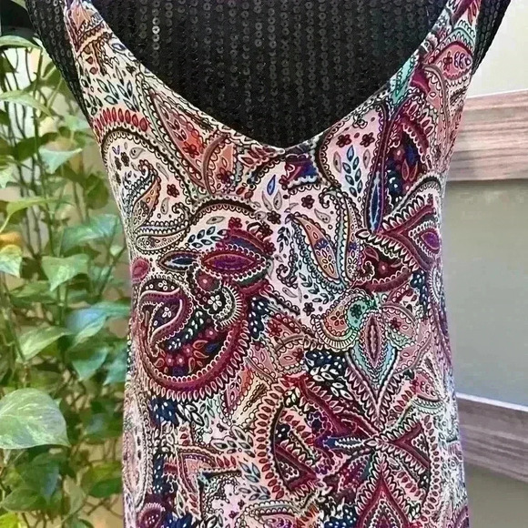 Spence Paisley Handkerchief Midi Dress size S 🌺💖🌺 - Picture 4 of 6